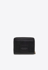 Marc Jacobs The Mini Grained Leather Compact Wallet Black 2R3SMP044S10 0-001