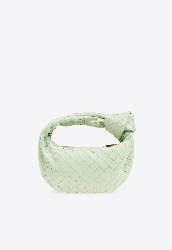 Bottega Veneta Mini Jodie Top Handle Bag in Intrecciato Leather Fresh Mint 651876 VCPP5-1861