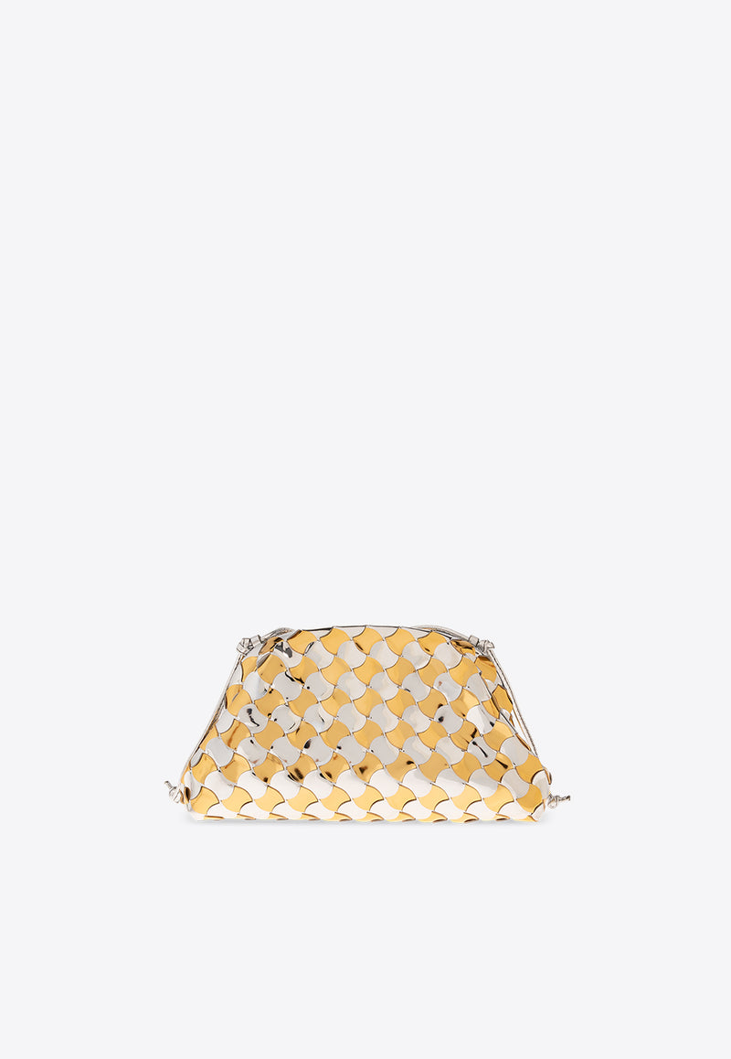 Bottega Veneta Mini Pouch in Laminated Leather Gold 778504 V3X71-8105