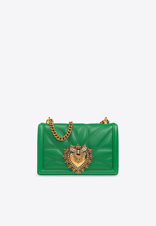 Dolce 
Gabbana Medium Devotion Crossbody Bag Green BB7158 AW437-87192