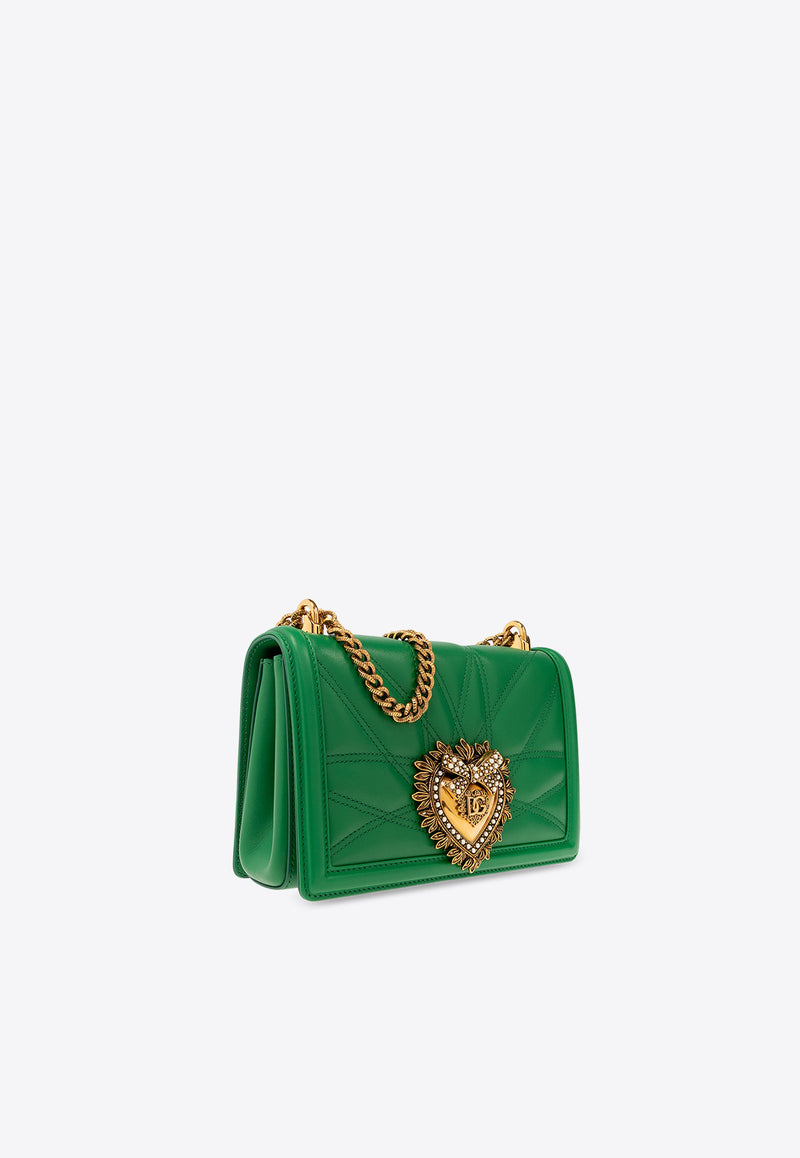 Dolce 
Gabbana Medium Devotion Crossbody Bag Green BB7158 AW437-87192