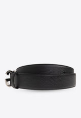 Dolce 
Gabbana DG Buckle Leather Belt Black BC4675 AT489-80999