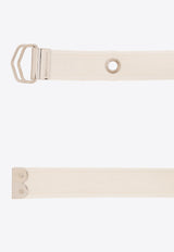 Dolce 
Gabbana Branded Tape Belt White BC4851 AQ048-89951