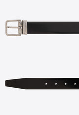 Dolce 
Gabbana Brushed Calfskin Belt Black BC4703 AI935-80999