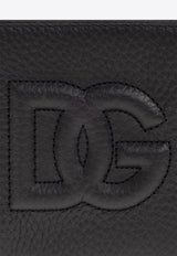 Dolce 
Gabbana DG Logo Leather Bi-Fold Wallet Black BP1321 AT489-80999