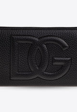 Dolce 
Gabbana Zip-Around DG Logo Wallet Black BP1672 AT489-80999