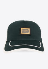 Dolce 
Gabbana, NOOS, VTK, Men, Accessories, Caps Logo Plaque Trucker Cap Green GH874Z FUFJU-V0707