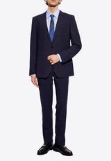 Dolce 
Gabbana, NOOS, VTK, Men, Clothing, Tailoring, Suit Blazers, Suits, Suit Pants Single-Breasted Checked Wool Suit Blue GK0EMT FQ2NJ-S8101