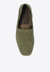 Tom Ford Barnes Suede Espadrilles Green J1165 LCL251N-3EB04