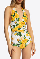 Dolce 
Gabbana Floral One-Piece Swimsuit O9A06J FSG1S-HA3VO