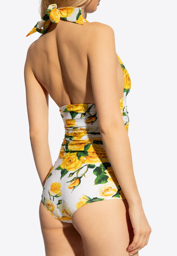 Dolce 
Gabbana Floral One-Piece Swimsuit O9A06J FSG1S-HA3VO