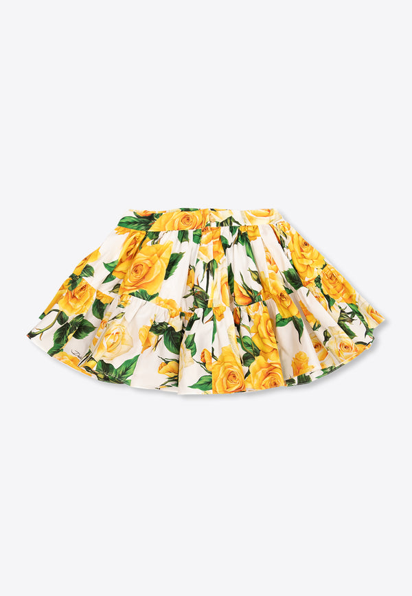 Dolce 
Gabbana Kids Girls Tiered Floral Skirt L54I49 HS5QR-HA3VO