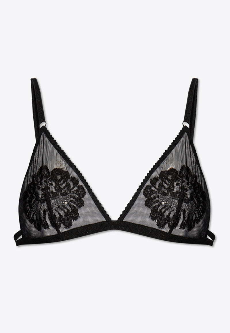 Dolce 
Gabbana Floral-Embroidered Mesh Bra O1G24T ONQ79-N0000