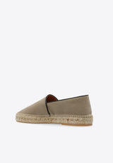 Off-White Anglette Arrow Embroidered Espadrilles Brown OMIB007S24 FAB001-1701