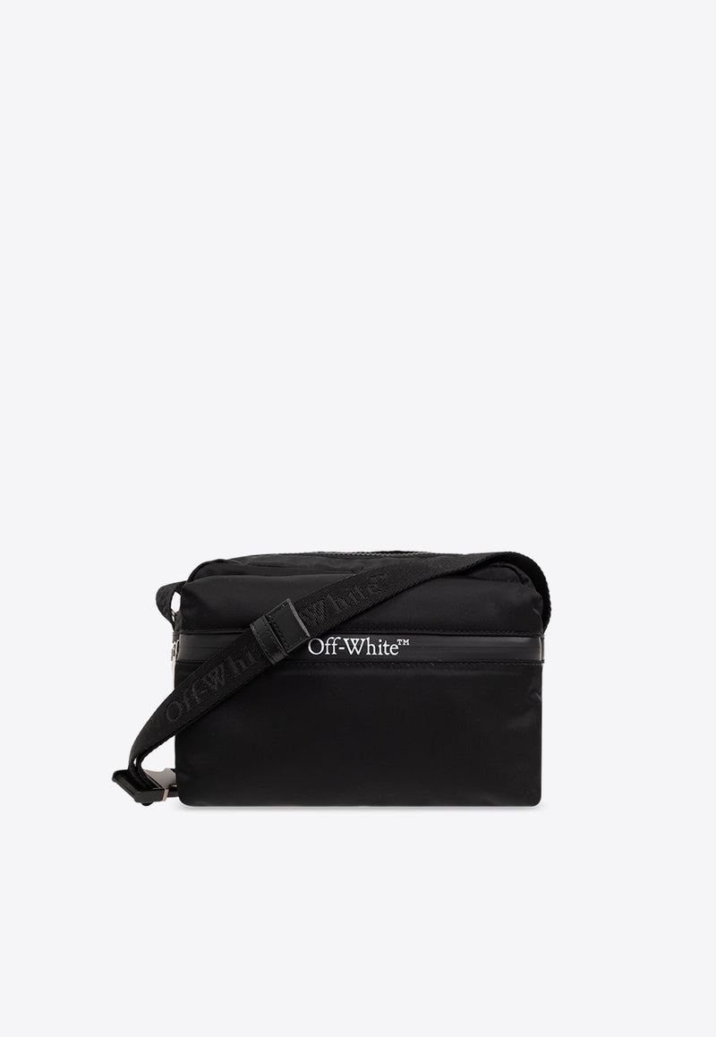 Off-White Outdoor Logo Print Camera Bag Black OMNQ081S24 FAB001-1000