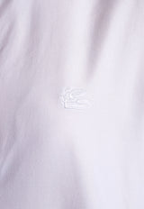 Etro Pegaso Embroidered Long-Sleeved Shirt White WRIA0013 99TU5H6-W0800