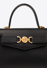 Versace Medusa 
95 Leather Top Handle Bag Black 1013823 1A10795-1B00V