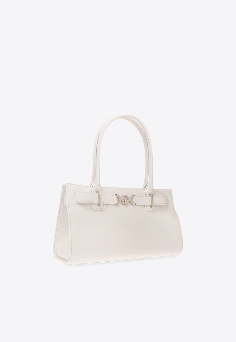 Versace Small Medusa 
95 Top Handle Bag White 1013168 1A10795-1W00P