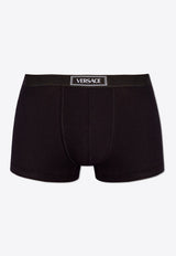 Versace Logo Waistband Boxers Black 1014037 1A09410-1B000