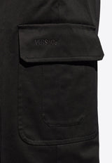 Versace Chino Cargo Pants Black 1015131 1A10683-1B000