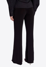 Jacquemus Apollo High-Waist Flared Pants Black 241PA108 1322-990