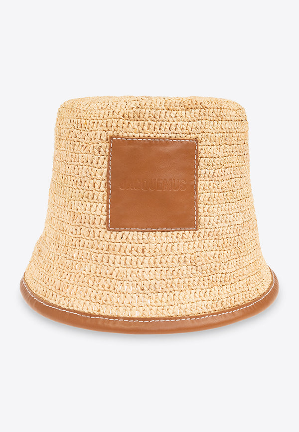 Jacquemus Le Bob Soli Bucket Hat Beige 245AC642 3072-811