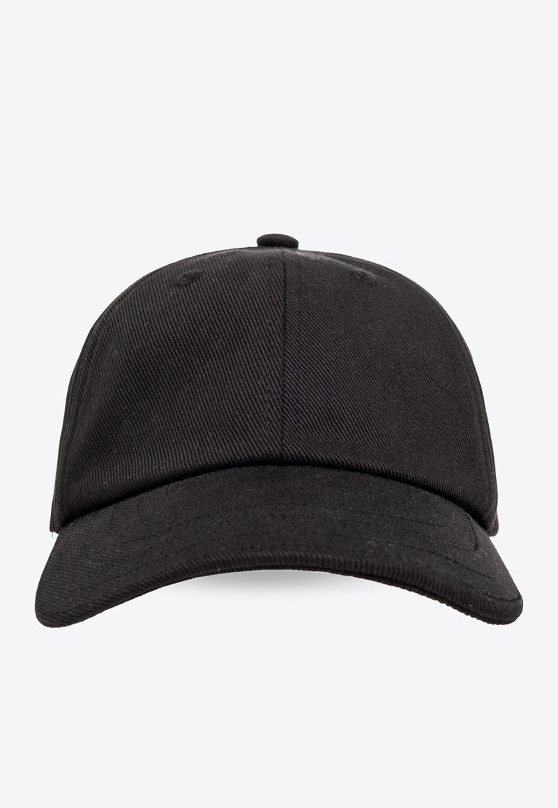 Jacquemus Logo Embroidered Baseball Cap Black 216AC009-5001 0-990