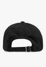 Jacquemus Logo Embroidered Baseball Cap Black 216AC009-5001 0-990