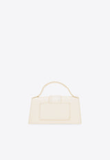 Jacquemus Le Bambino Croc-Embossed Leather Shoulder Bag Cream 213BA006 3164-115