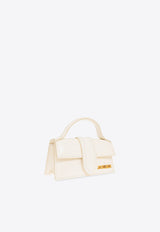 Jacquemus Le Bambino Croc-Embossed Leather Shoulder Bag Cream 213BA006 3164-115