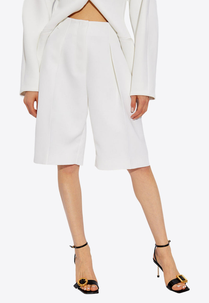 Jacquemus Ovalo Bermuda Shorts White 241PA081 1526-100