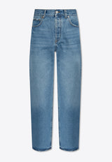 Jacquemus Droit Straight-Leg Jeans Blue 245DE028 1513-33C