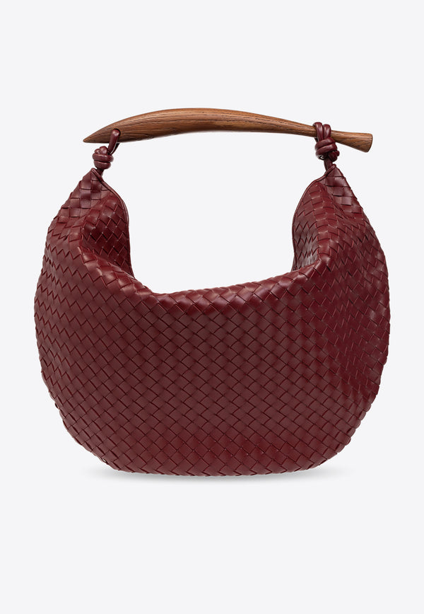 Bottega Veneta Maxi Sardine Intrecciato Leather Tote Bag Burgundy 786167 V3IV8-6446