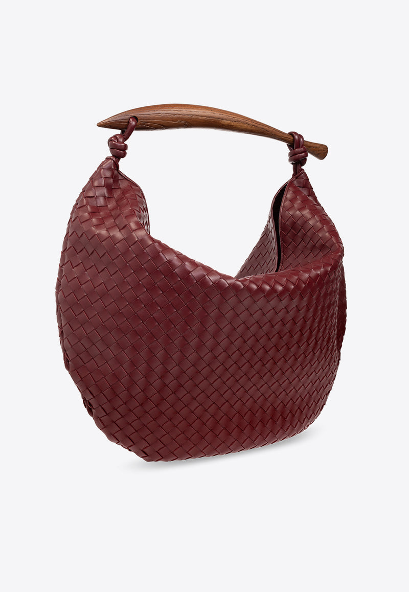 Bottega Veneta Maxi Sardine Intrecciato Leather Tote Bag Burgundy 786167 V3IV8-6446