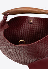 Bottega Veneta Maxi Sardine Intrecciato Leather Tote Bag Burgundy 786167 V3IV8-6446