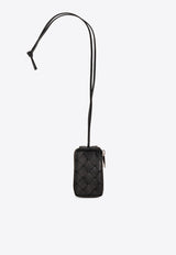 Bottega Veneta Intrecciato Car Key Holder Black 786631 V2HL1-8803