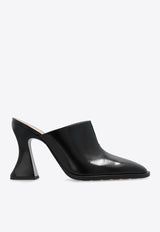 Bottega Veneta Cha-Cha 100 Calf Leather Mules Black 787036 V4BO0-1000