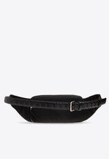 Bottega Veneta Logo Patch Belt Bag Black 787145 VCQGC-8803