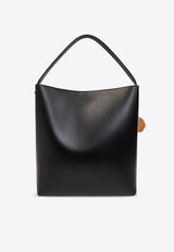 Stella McCartney Frayme Whipstitch Tote Bag in Faux Leather Black 7B0091 WP0380-1000