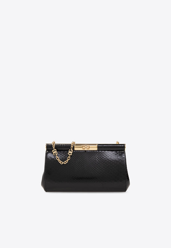 Dolce 
Gabbana Medium Marlene Leather Clutch BB7620 A2111 80999 Black