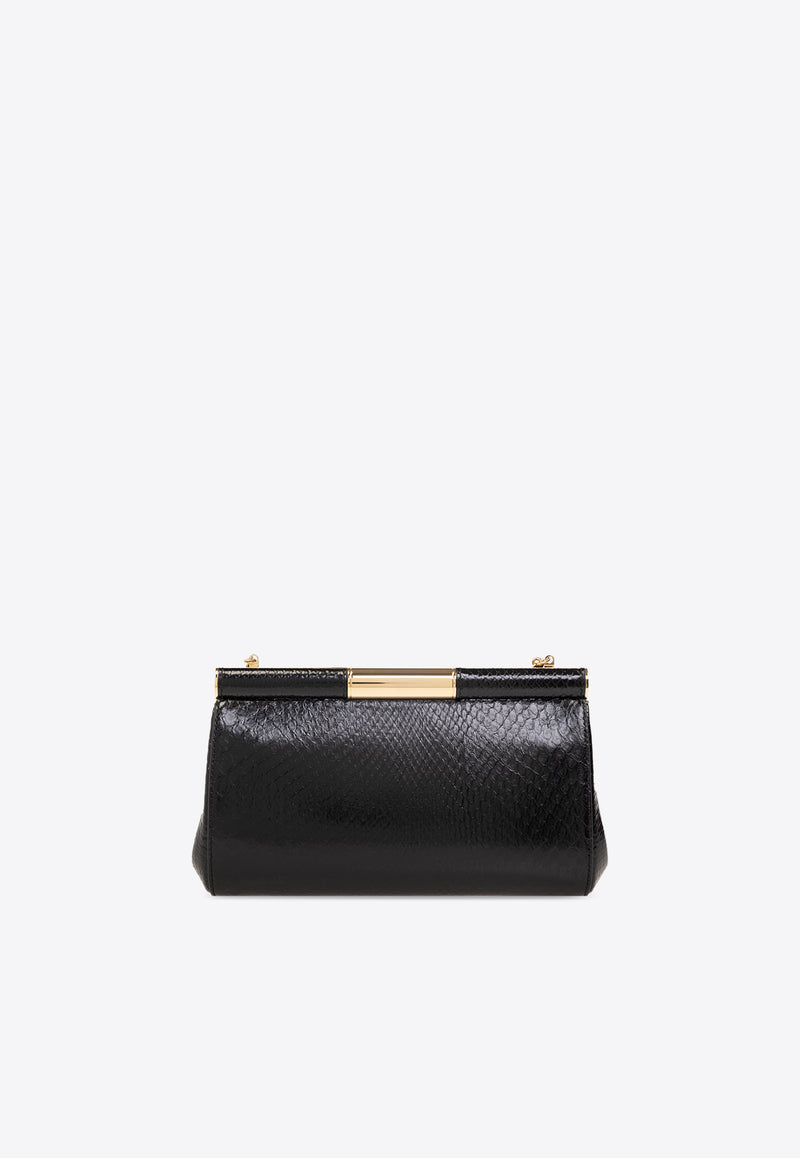 Dolce 
Gabbana Medium Marlene Leather Clutch BB7620 A2111 80999 Black