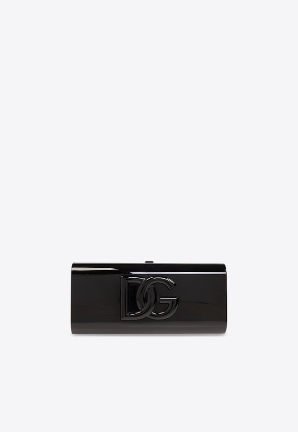 Dolce 
Gabbana DG Logo Box Clutch Black BB7622 AU640-80999