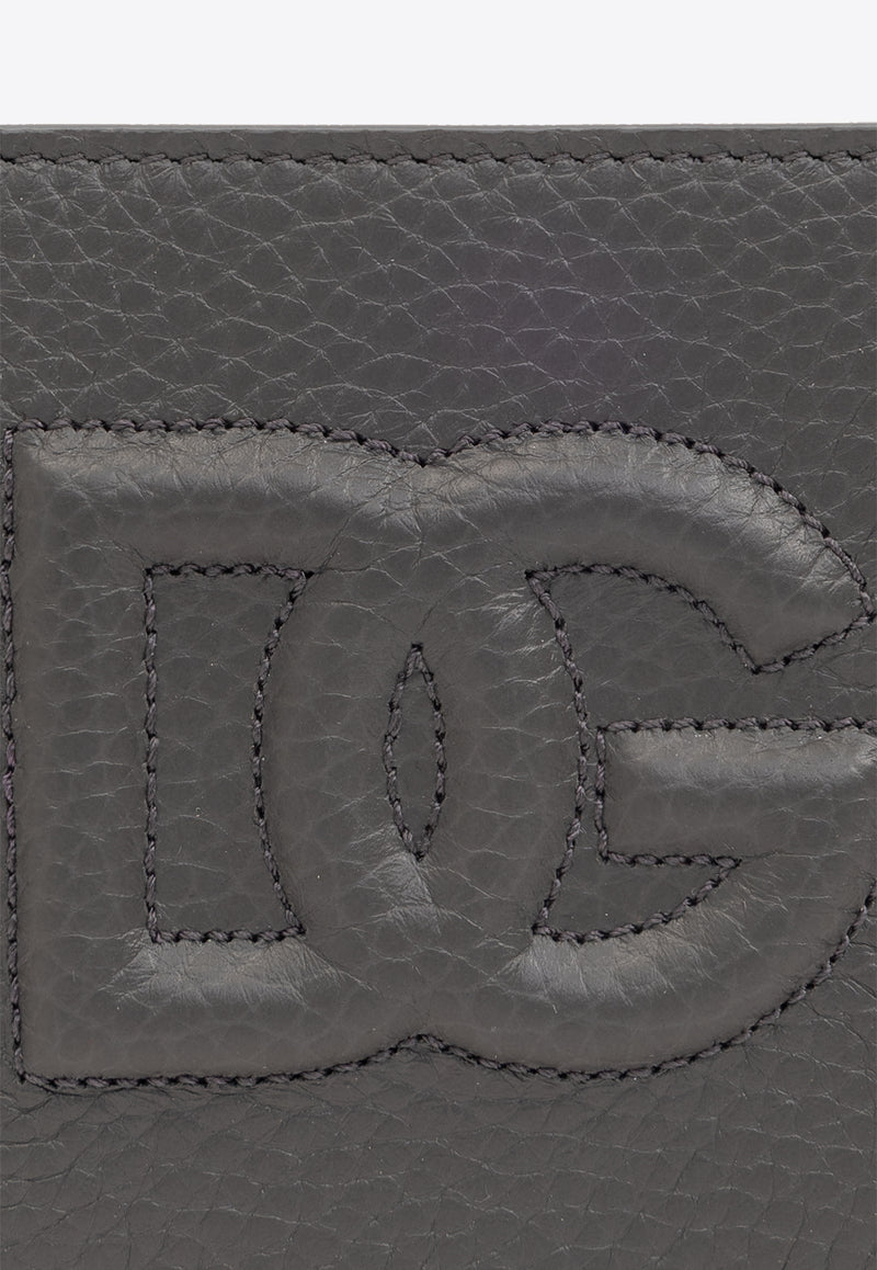 Dolce 
Gabbana 3D-Effect Logo Bi-Fold Wallet Gray BP1321 AT489-80748