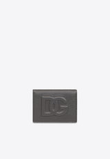 Dolce 
Gabbana 3D-Effect Logo Leather Cardholder Gray BP1643 AT489-80748