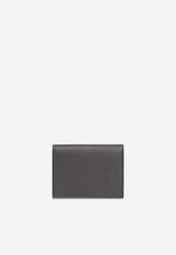 Dolce 
Gabbana 3D-Effect Logo Leather Cardholder Gray BP1643 AT489-80748