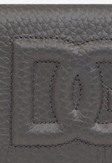 Dolce 
Gabbana 3D-Effect Logo Leather Cardholder Gray BP1643 AT489-80748