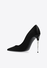 Dolce 
Gabbana Loll 105 Pointed Satin Pumps Black CD1851 A7630-80999