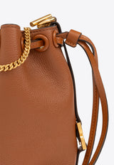 Chloé Micro Marcie Bucket Shoulder Bag Brown CHC23AP844 I31-25M