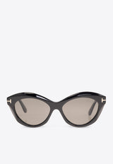 Tom Ford Toni Oval Sunglasses FT1111 0-5501D