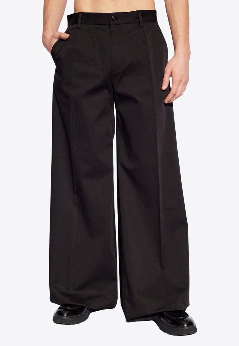 Dolce 
Gabbana Wide-Leg Tailored Pants Black GVKXHT FUFKO-N0000